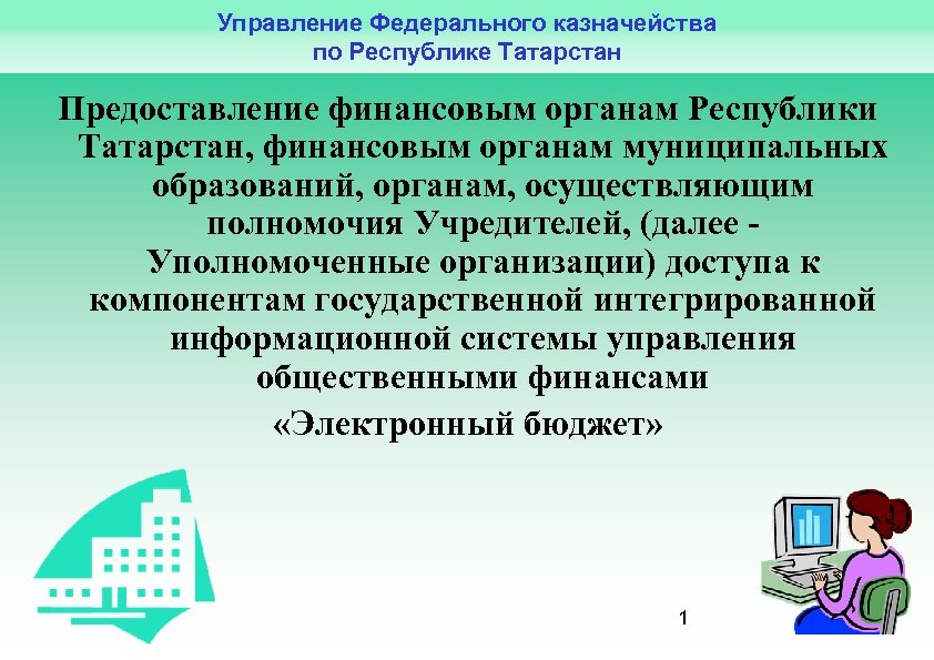 Управление Федерального казначейства по Республике Татарстан Предоставление финансовым органам Республики Татарстан, финансовым органам муниципальных