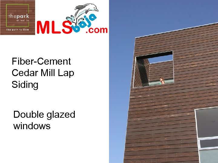 Fiber-Cement Cedar Mill Lap Siding Double glazed windows 