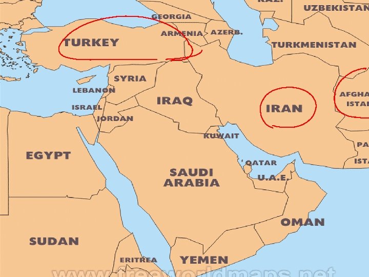 Section 3 The Northeast • The nations in this sub region are Muslim but