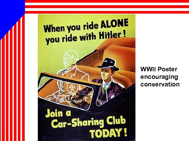 WWII Poster encouraging conservation 