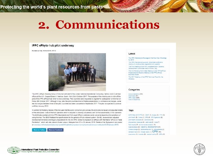 2. Communications 