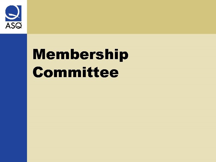Membership Committee 