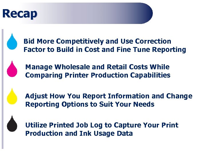 Recap Bid More Competitively and Use Correction Factor to Build in Cost and Fine