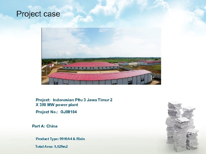 Project case Project: Indonesian Pltu 3 Jawa Timur 2 X 350 MW power plant