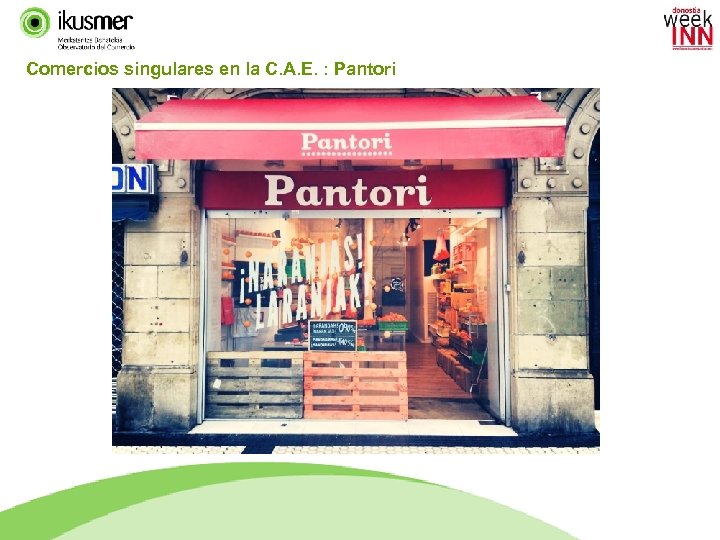 Comercios singulares en la C. A. E. : Pantori 39 IKUSMER TREND FILES 