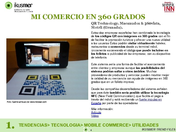 MI COMERCIO EN 360 GRADOS QR Technology. Macanudos & 360 vista, Motril (Granada). Estas