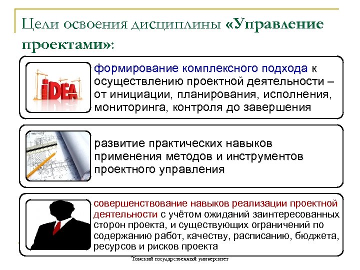 Дисциплина управление проектами