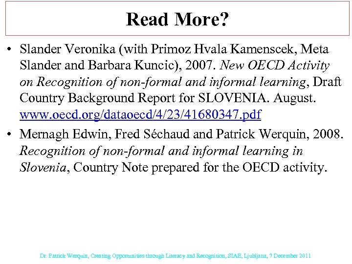 Read More? • Slander Veronika (with Primoz Hvala Kamenscek, Meta Slander and Barbara Kuncic),