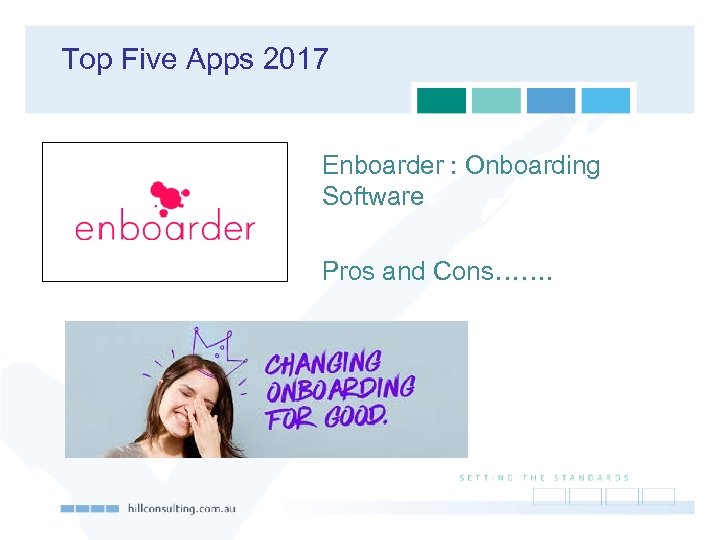 Top Five Apps 2017 Enboarder : Onboarding Software Pros and Cons……. 