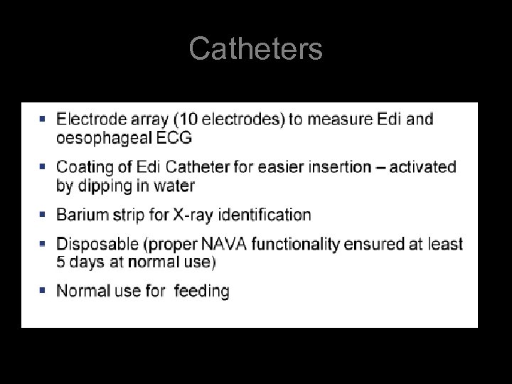 Catheters 