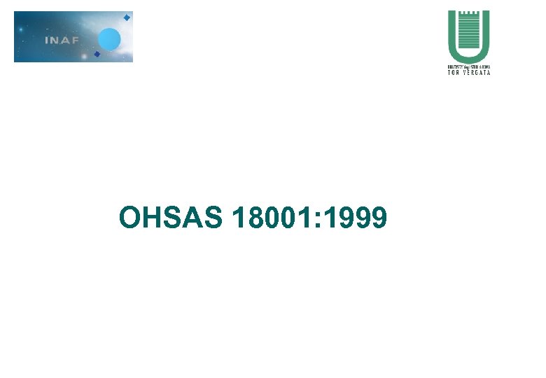 OHSAS 18001: 1999 