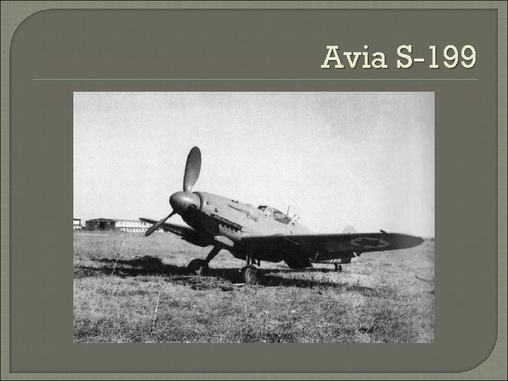 Avia S-199 