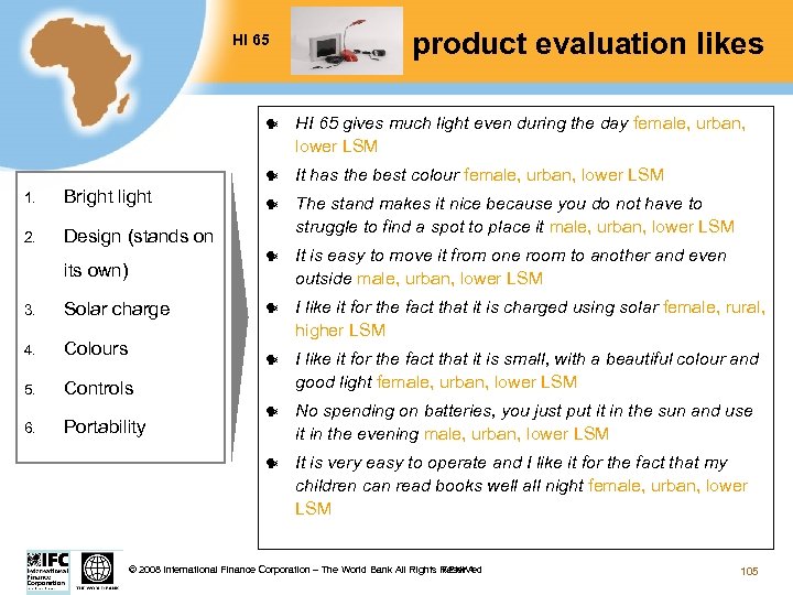 HI 65 Test product evaluation likes The stand makes it nice because you do