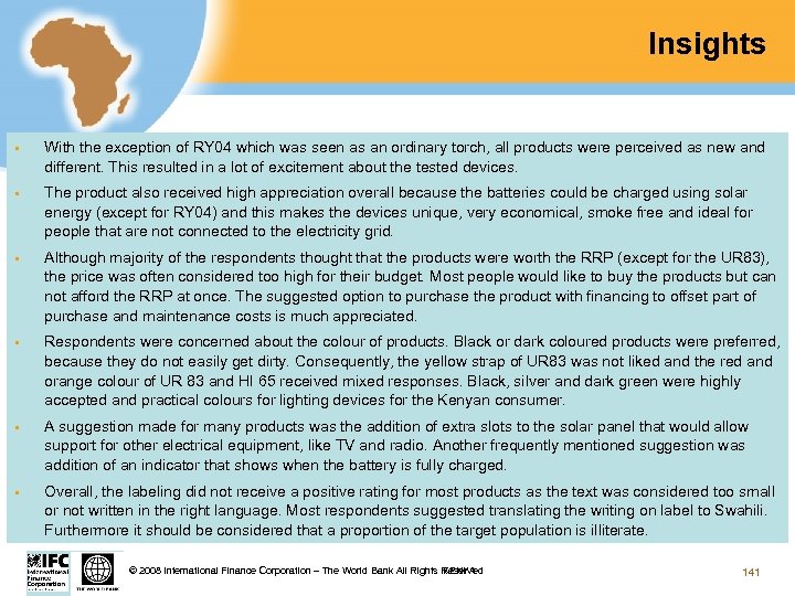 Insights § With the exception of RY 04 which was seen as an ordinary