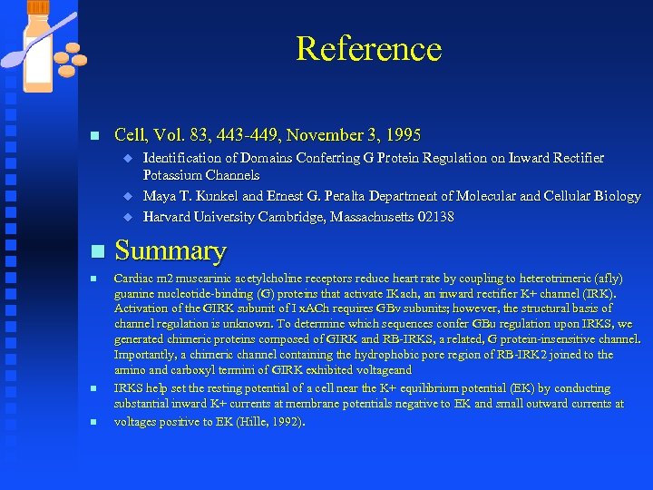 Reference n Cell, Vol. 83, 443 -449, November 3, 1995 u u u n