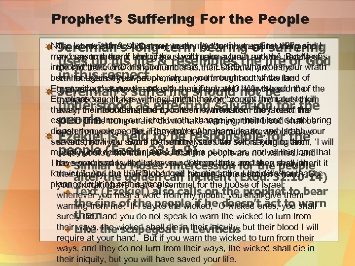 Prophet’s Suffering For the People Now, let meof the LORD came wrath may. Mortal,