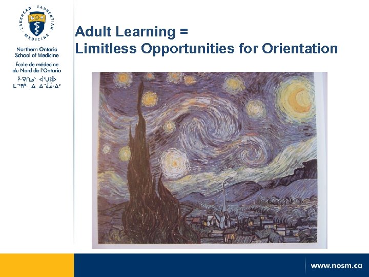 Adult Learning = Limitless Opportunities for Orientation 