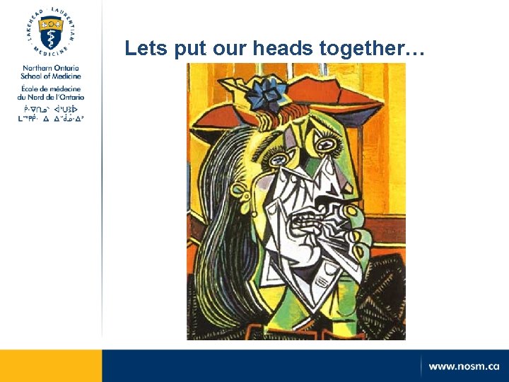 Lets put our heads together… 