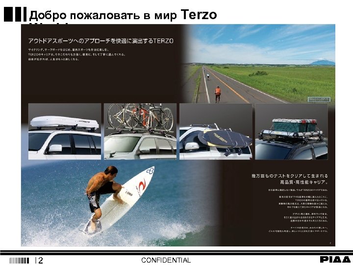 Добро пожаловать в мир Terzo World I 2 CONFIDENTIAL 