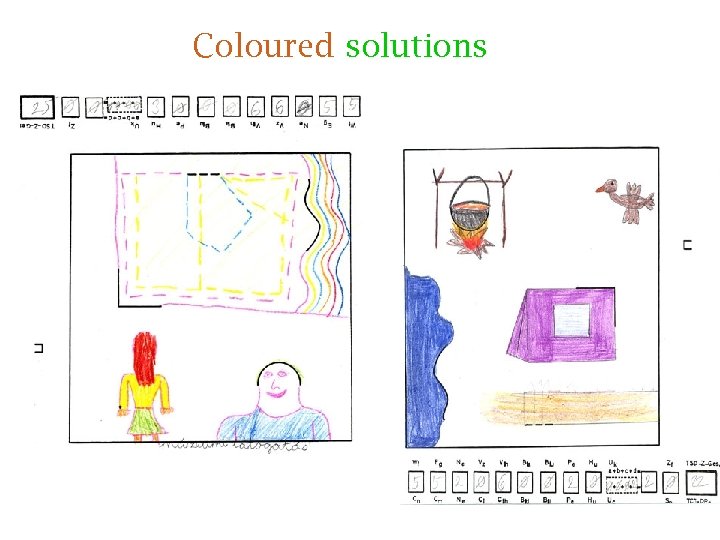 Coloured solutions 