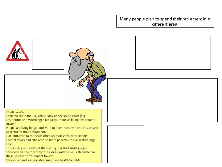 Many people plan to spend their retirement in a different area. 