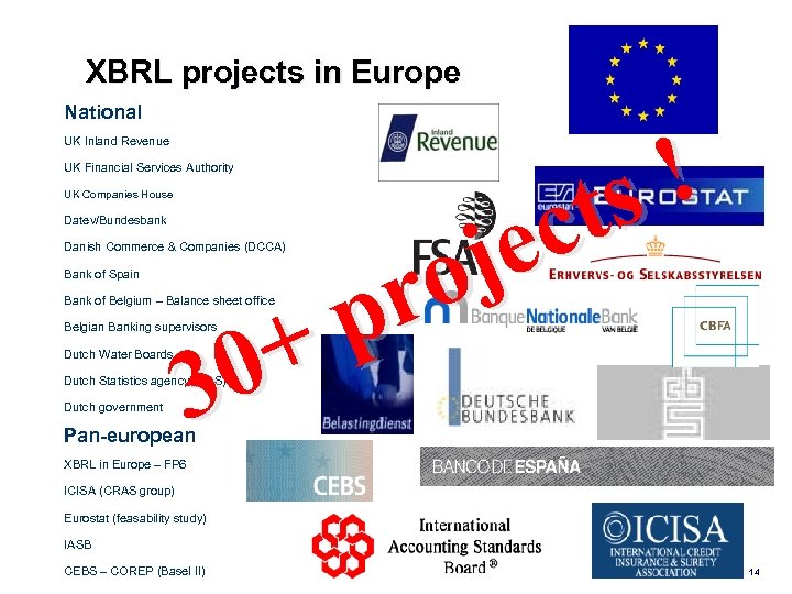 XBRL projects in Europe National UK Inland Revenue ! ts c je o r