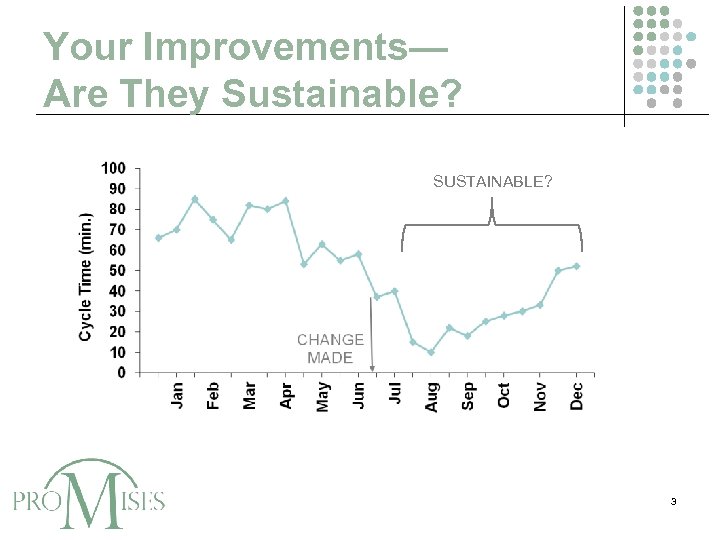 Your Improvements— Are They Sustainable? SUSTAINABLE? 3 