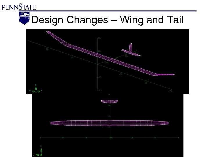  Design Changes – Wing and Tail 