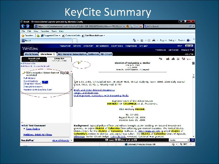Key. Cite Summary 