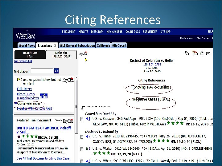Citing References 
