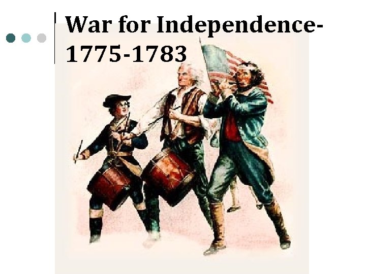 War for Independence 1775 -1783 