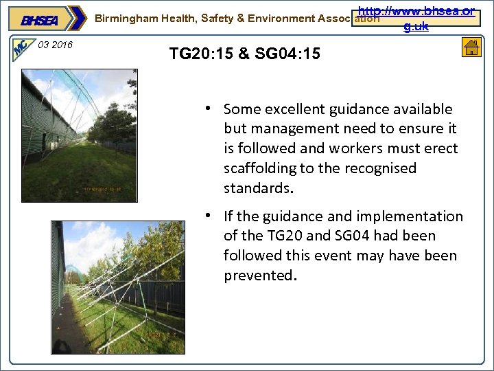 http: //www. bhsea. or g. uk Birmingham Health, Safety & Environment Association 03 2016