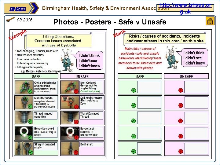 http: //www. bhsea. or g. uk Birmingham Health, Safety & Environment Association 03 2016