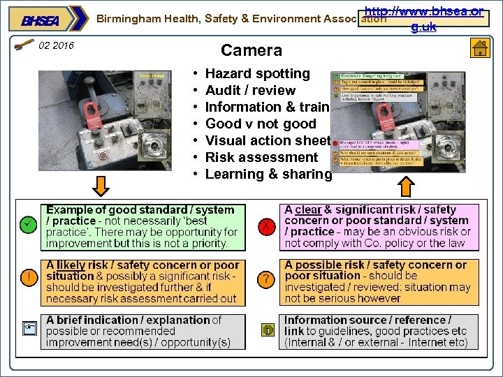 http: //www. bhsea. or g. uk Birmingham Health, Safety & Environment Association 02 2016