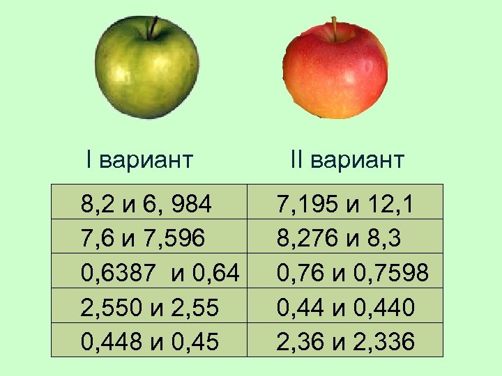 I вариант 8, 2 и 6, 984 7, 6 и 7, 596 0, 6387