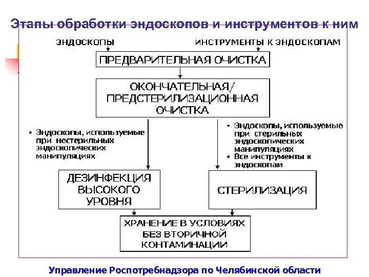 Обработка эндоскопа для нестерильных вмешательств