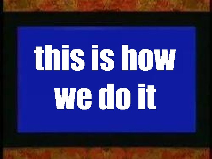 this is how we do it www. bread. org 