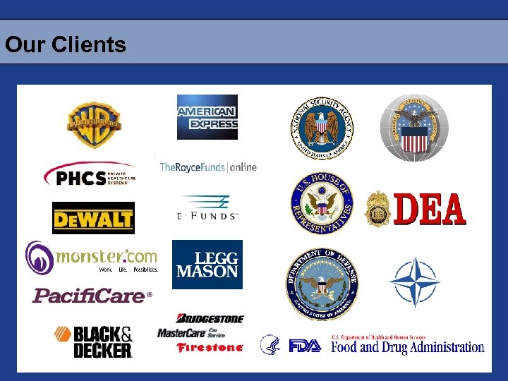Our Clients 
