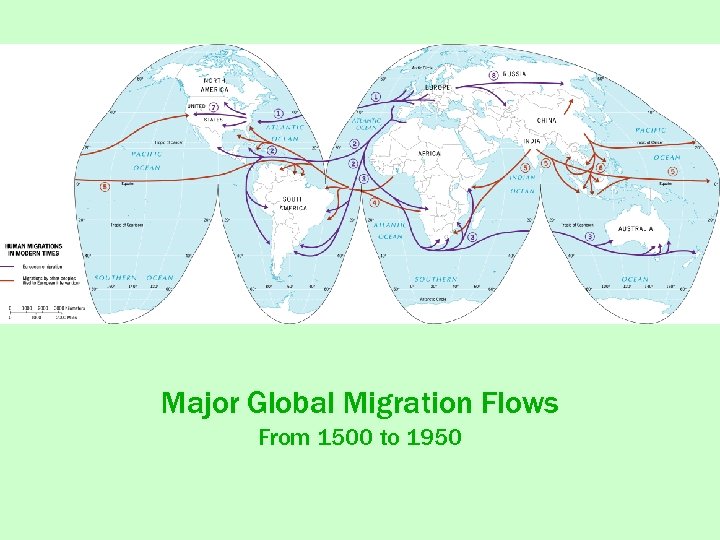 Major Global Migration Flows From 1500 to 1950 