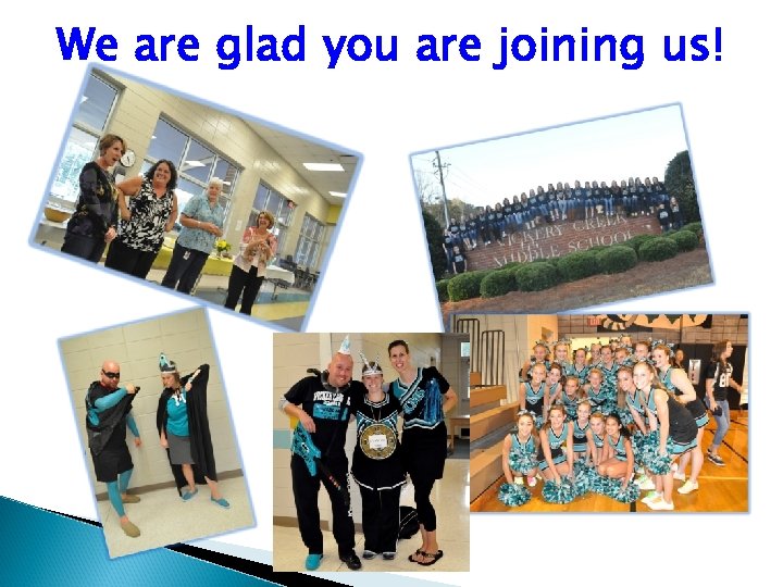 We are glad you are joining us! 