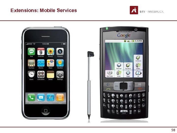 Extensions: Mobile Services 98 