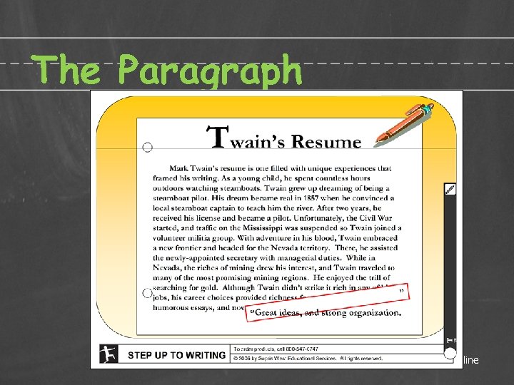 The Paragraph The Basic Outline 