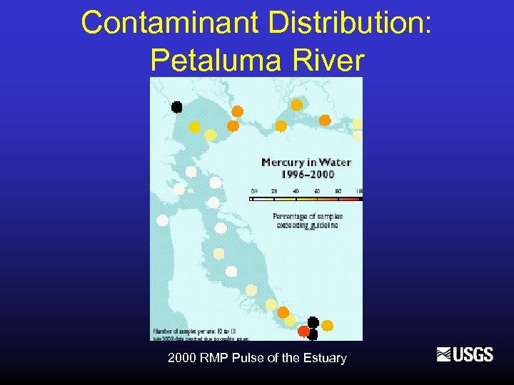 Contaminant Distribution: Petaluma River 2000 RMP Pulse of the Estuary 