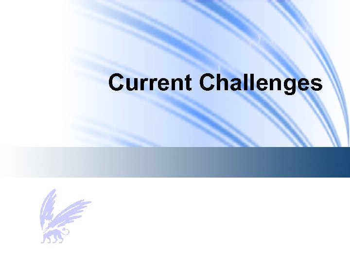 Current Challenges 