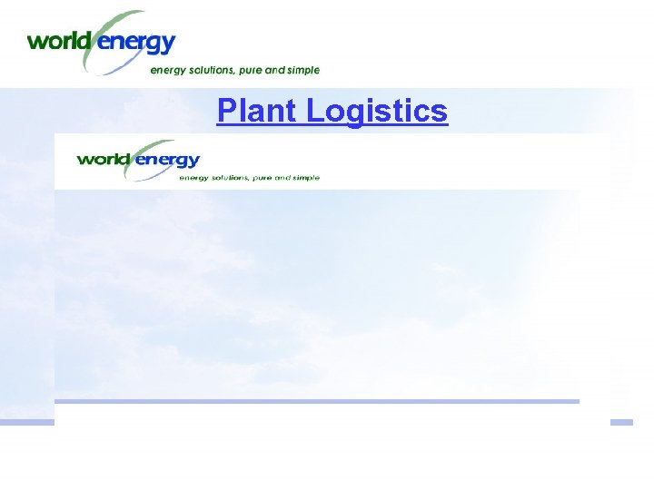 Plant Logistics 