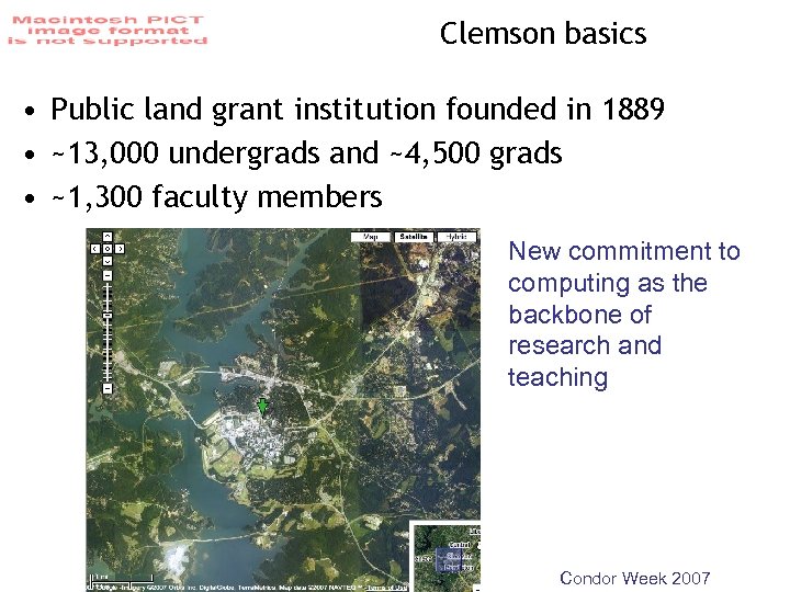 Clemson basics • Public land grant institution founded in 1889 • ~13, 000 undergrads