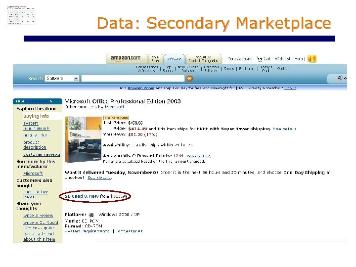 Data: Secondary Marketplace 