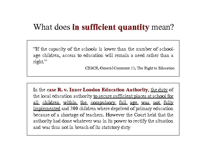 What does in sufficient quantity mean? in sufficient quantity “If the capacity of the