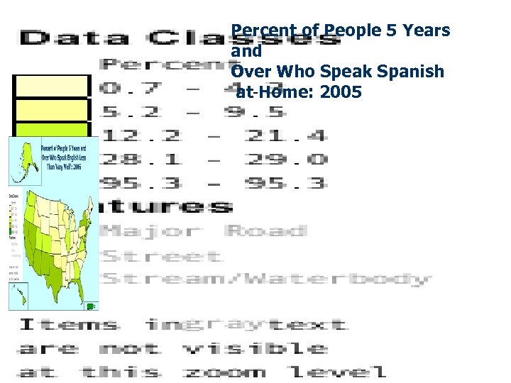 Percent of People 5 Years and Over Who Speak Spanish at Home: 2005 