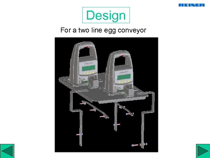 Design For a two line egg conveyor 